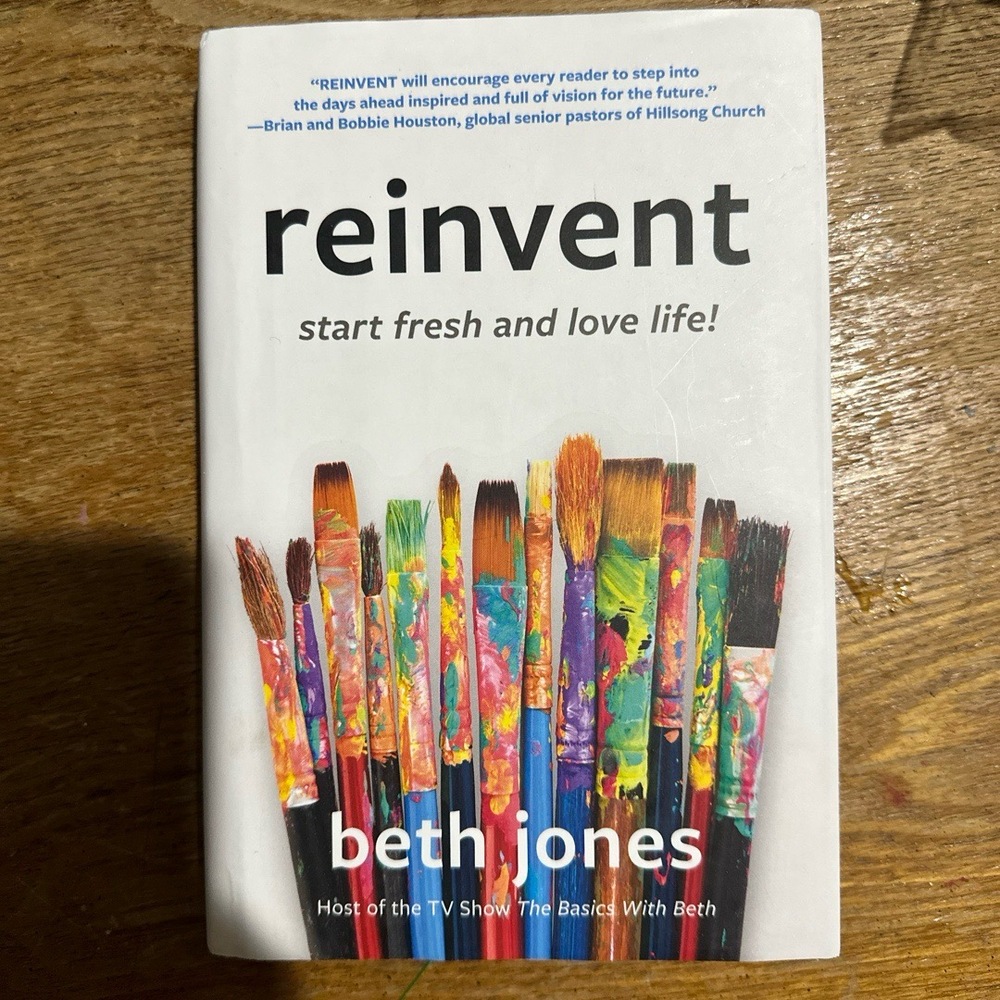 Beth Jones Reinvent Hardcover Christian Living Start Fresh Inspirational Guide‎